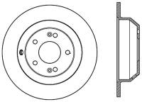 StopTech Sport Cross Drilled Brake Rotor Rear Right 128.51039R