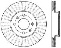 StopTech Sport Cross Drilled Brake Rotor Front Right 128.51048R