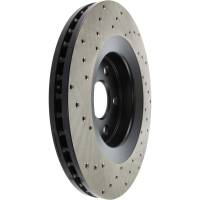 Stoptech - StopTech Sport Cryo Cross Drilled Brake Rotor Front Left 128.58003CL - Image 3