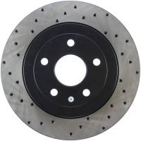 StopTech Sport Cross Drilled Brake Rotor Rear Right 128.58004R