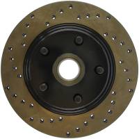 StopTech Sport Cross Drilled Brake Rotor Front Right 128.61002R