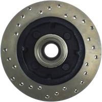 StopTech Sport Cross Drilled Brake Rotor Front Left 128.61008L