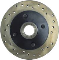 Stoptech - StopTech Sport Cross Drilled Brake Rotor Front Left 128.61008L - Image 2