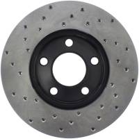 StopTech Sport Cross Drilled Brake Rotor Front Left 128.61041L