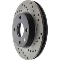 Stoptech - StopTech Sport Cryo Cross Drilled Brake Rotor Front Left 128.61048CL - Image 3