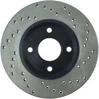 Stoptech - StopTech Sport Cross Drilled Brake Rotor Front Right 128.61061R - Image 2