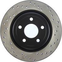 StopTech - StopTech Sport Cryo Cross Drilled Brake Rotor; Rear Left - Image 2