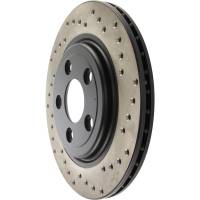 StopTech - StopTech Sport Cryo Cross Drilled Brake Rotor; Rear Left - Image 3