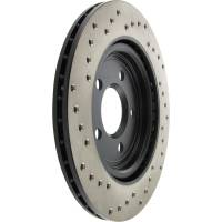 StopTech - StopTech Sport Cryo Cross Drilled Brake Rotor; Rear Left - Image 4