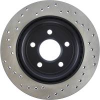 StopTech - StopTech Sport Cryo Cross Drilled Brake Rotor; Rear Left - Image 5