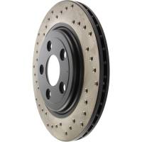 StopTech - StopTech Sport Cryo Drilled Brake Rotor; Rear Right - Image 3