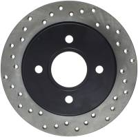 StopTech Sport Cross Drilled Brake Rotor Rear Right 128.61070R