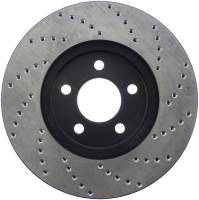 StopTech Sport Cross Drilled Brake Rotor Front Right 128.61072R