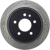 StopTech Sport Cross Drilled Brake Rotor Rear Right 128.61073R