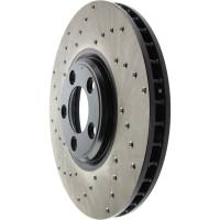 StopTech - StopTech Sport Cryo Cross Drilled Brake Rotor; Front Right - Image 5