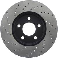 Stoptech - StopTech Sport Cross Drilled Brake Rotor Front Left 128.61085L - Image 1