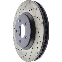 Stoptech - StopTech Sport Cryo Cross Drilled Brake Rotor Front Right 128.61086CR - Image 4