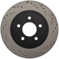 StopTech Sport Cross Drilled Brake Rotor Rear Right 128.61087R