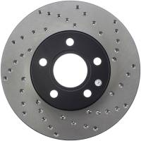 Stoptech - StopTech Sport Cross Drilled Brake Rotor Front Left 128.61100L - Image 1