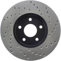 Stoptech - StopTech Sport Cross Drilled Brake Rotor Front Right 128.61100R - Image 2