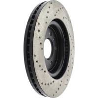 Stoptech - StopTech Sport Cryo Cross Drilled Brake Rotor Front Left 128.61102CL - Image 4