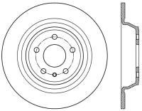 StopTech Sport Cross Drilled Brake Rotor Rear Right 128.61103R