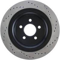 StopTech Sport Cross Drilled Brake Rotor Rear Right 128.61109R