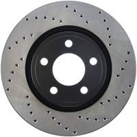 StopTech Sport Cross Drilled Brake Rotor Front Left 128.61112L