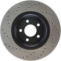 Stoptech - StopTech Sport Cross Drilled Brake Rotor Front Left 128.61112L - Image 2