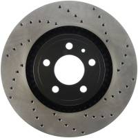 StopTech Sport Cross Drilled Brake Rotor Front Left 128.61114L