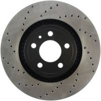 StopTech Sport Cross Drilled Brake Rotor Front Right 128.61114R