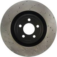 StopTech Sport Cross Drilled Brake Rotor Front Right 128.61116R