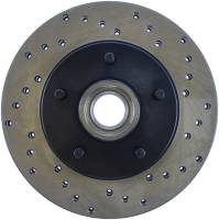 StopTech Sport Cross Drilled Brake Rotor Front Left 128.62002L