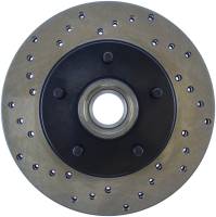 Stoptech - StopTech Sport Cross Drilled Brake Rotor Front Right 128.62002R - Image 2