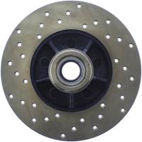 Stoptech - StopTech Sport Cross Drilled Brake Rotor Front Left 128.62018L - Image 1