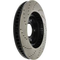 Stoptech - StopTech Sport Cryo Cross Drilled Brake Rotor Front Left 128.62055CL - Image 4