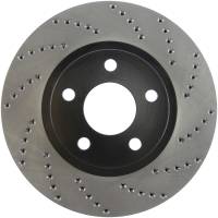 StopTech Sport Cross Drilled Brake Rotor Front Left 128.62055L