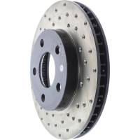 Stoptech - StopTech Sport Cryo Cross Drilled Brake Rotor Front Left 128.62056CL - Image 4