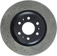 Stoptech - StopTech Sport Cross Drilled Brake Rotor Front Left 128.62082L - Image 2