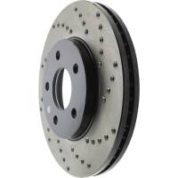 Stoptech - StopTech Sport Cryo Cross Drilled Brake Rotor Front Left 128.62095CL - Image 4