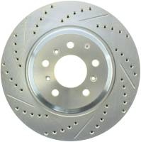 Stoptech - StopTech Sport Cross Drilled Brake Rotor Front Right 128.62099R - Image 2