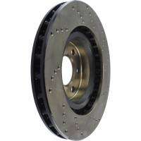 Stoptech - StopTech 92-02 Dodge Viper Drilled Front Right Cryo Rotor - 128.63036CR - Image 2