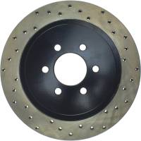 Stoptech - StopTech 92-02 Dodge Viper Drilled Rear Left Cryo Rotor - 128.63037CL - Image 2