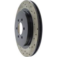 Stoptech - StopTech 92-02 Dodge Viper Drilled Rear Left Cryo Rotor - 128.63037CL - Image 3