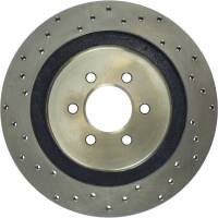 Stoptech - StopTech 92-02 Dodge Viper Drilled Rear Left Cryo Rotor - 128.63037CL - Image 5