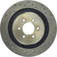 Stoptech - StopTech 92-02 Dodge Viper Drilled Rear Right Cryo Rotor - 128.63037CR - Image 2