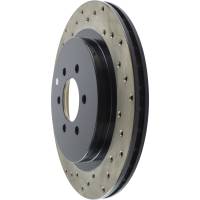 Stoptech - StopTech 92-02 Dodge Viper Drilled Rear Right Cryo Rotor - 128.63037CR - Image 3