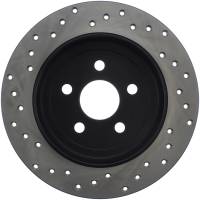 Stoptech - StopTech Sport Cross Drilled Brake Rotor Rear Left 128.63043L - Image 1