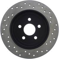 StopTech Sport Cross Drilled Brake Rotor Rear Right 128.63043R