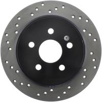 StopTech Sport Cross Drilled Brake Rotor Rear Right 128.63054R